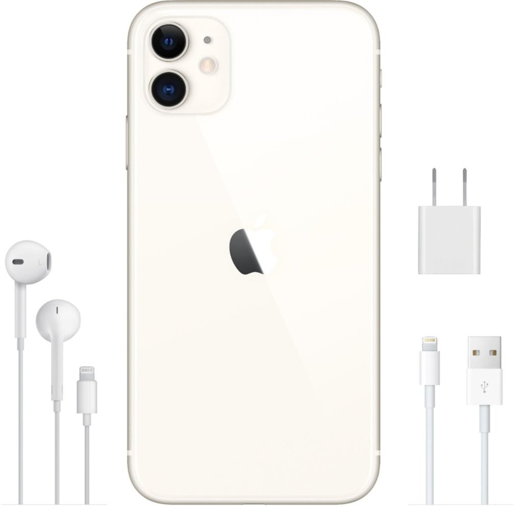Apple iPhone 11 Dual Sim 64GB LTE (White) HK spec