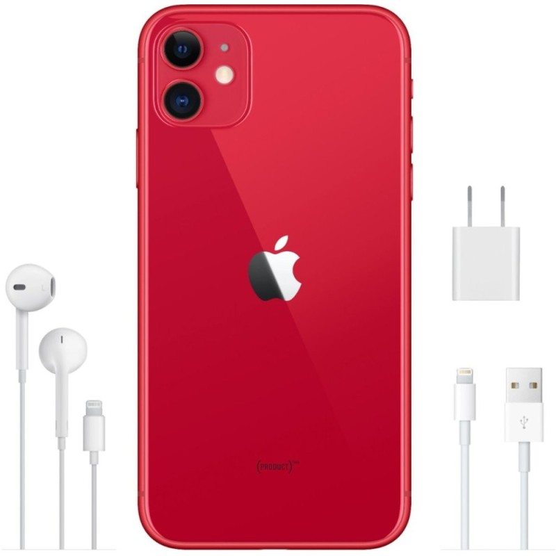 スマートフォン/携帯電話 スマートフォン本体 Apple iPhone 11 Dual Sim 128GB LTE (Red) HK spec