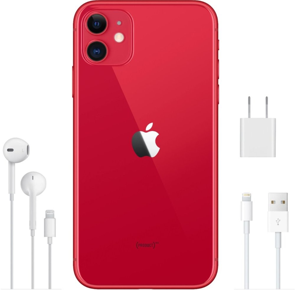 スマートフォン/携帯電話 スマートフォン本体 Apple iPhone 11 Dual Sim 64GB LTE (Red) HK spec