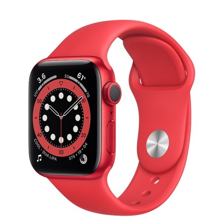 Apple Watch Series 6 GPS 40mm Red Aluminum Case with Sport Band