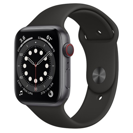 Apple Watch Series 6 GPS 44mm Space Gray Aluminum Case with