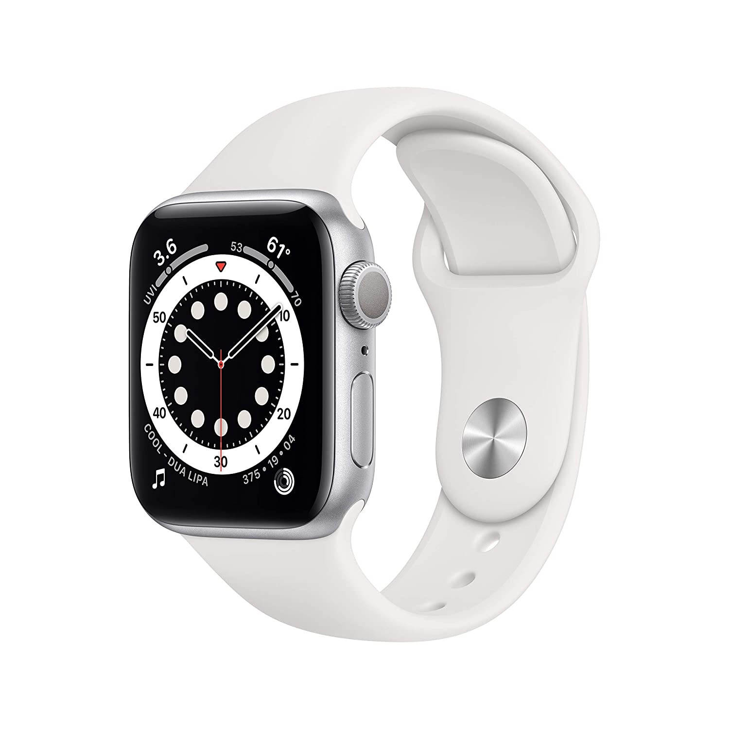 Apple M00D3 Watch Series 6 44mm Silver Aluminum