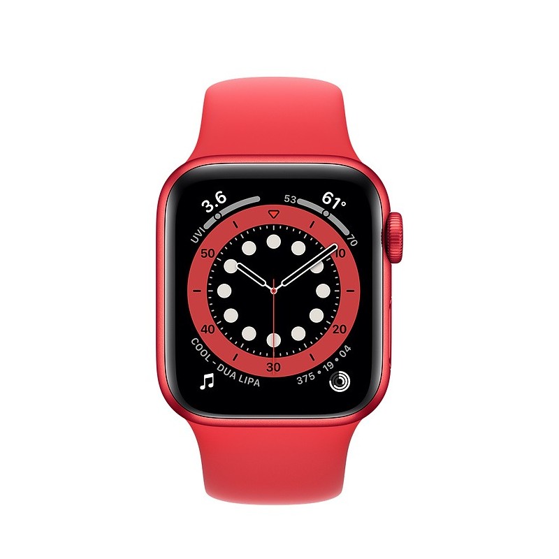 Apple M00M3 Watch Series 6 44mm Red Aluminum Case with Red