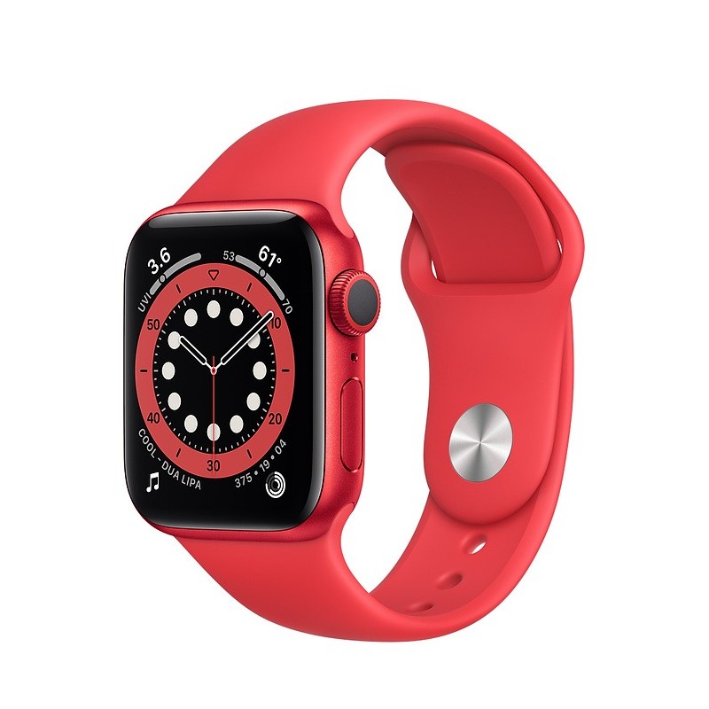 Apple M00A3 Watch Series 6 40mm Red Aluminum Case with Red