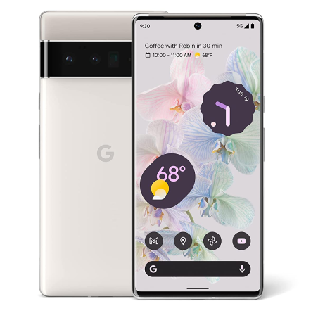 Google Pixel 6 Pro Dual Sim 128GB 5G GF5KQ (Cloudy White)