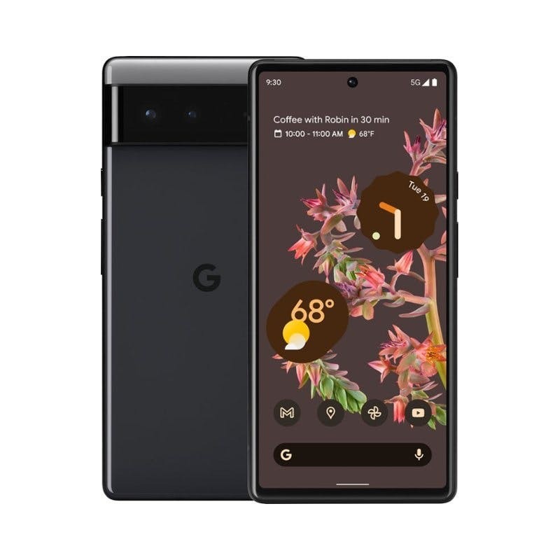 Google Pixel 6 Dual Sim 128 GB 5G GR1YH (negro tormentoso)