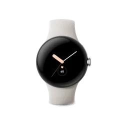Google Pixel Watch Bluetooth/WiFi (Polished Silver Case with