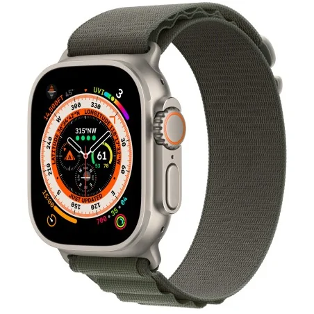 Apple Watch Ultra GPS+Cellular 49mm Titanium Case with Green