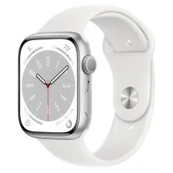 Apple Watch Series 8 GPS 41mm Silver Aluminum Case with White