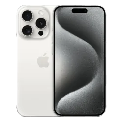 Apple iPhone 15 Pro Dual Sim 256 GB 5G (weißes Titan) HK Spec