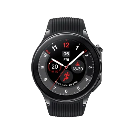 OnePlus Watch 2 Bluetooth (aço preto)
