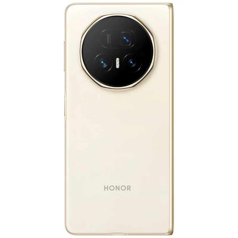 Honor Magic V5 branco com tela grande e desempenho superior