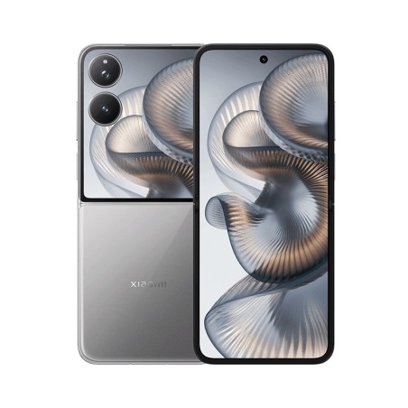 Xiaomi Mix Flip 2 cinza com design dobrável e elegante