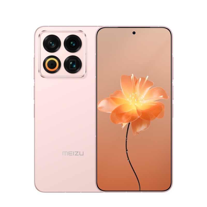 Meizu 22 Rosa com câmera quádrupla de 50MP