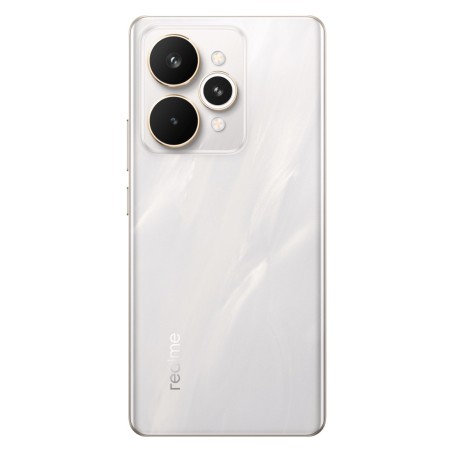 Realme 15 Pro Branco com tela curva e câmeras triplas