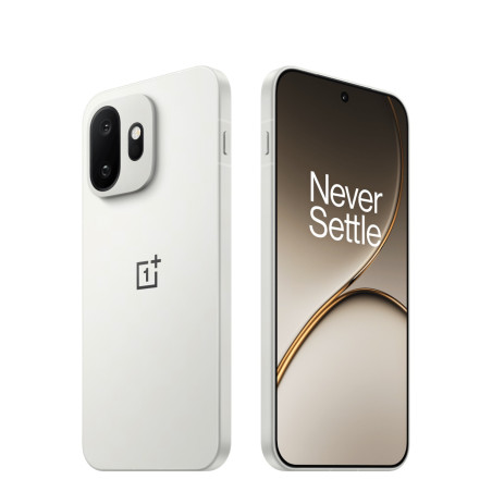 OnePlus 15T Branco — ecrã 165Hz e design compacto