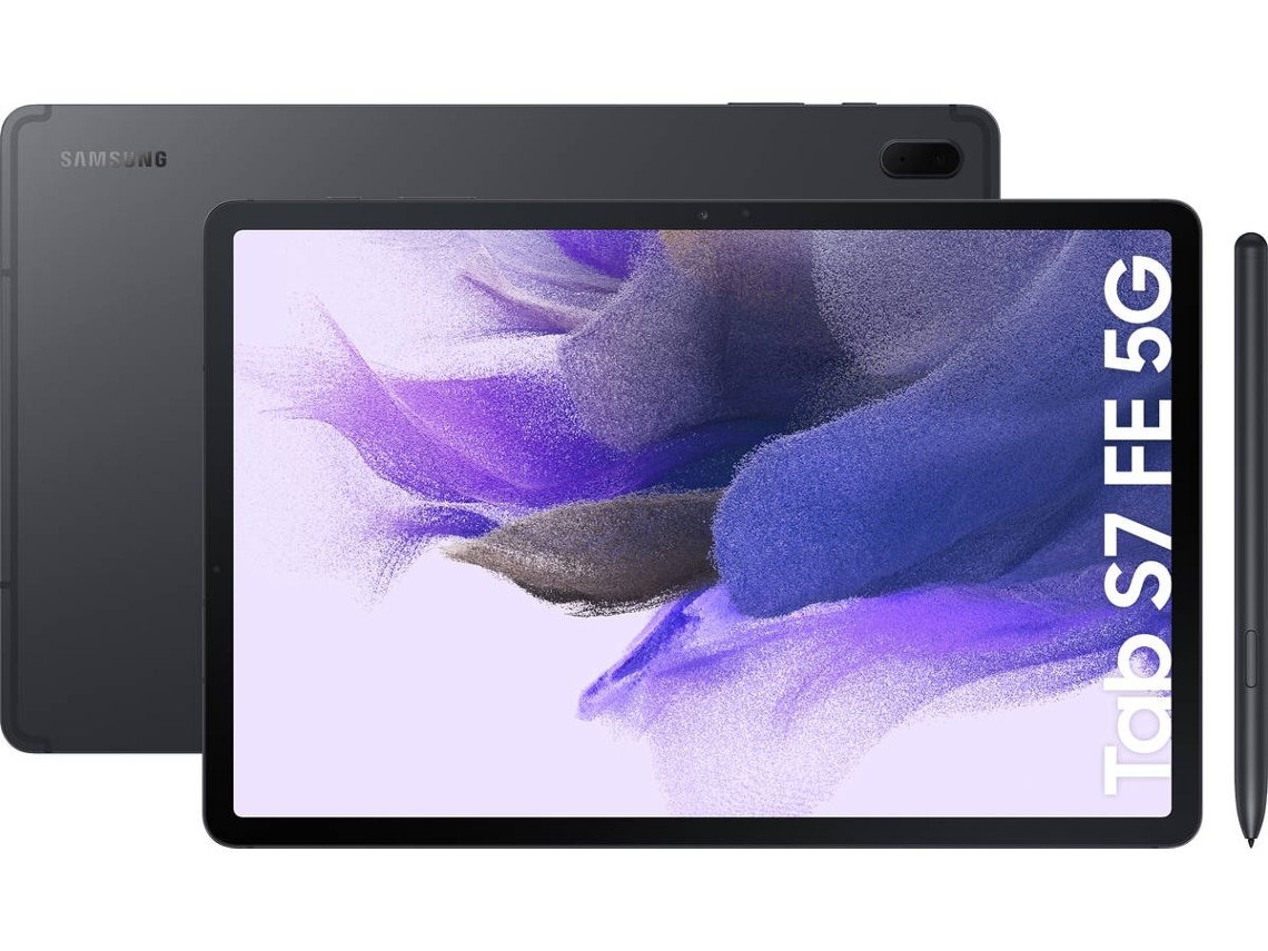 Galaxy Tab S7 FE 5G Mystic Black 64 Go